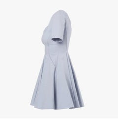 Miu Miu Pale Blue Structured Cocktail Dress