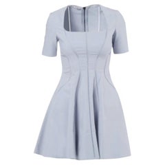 Miu Miu Pale Blue Structured Cocktail Dress