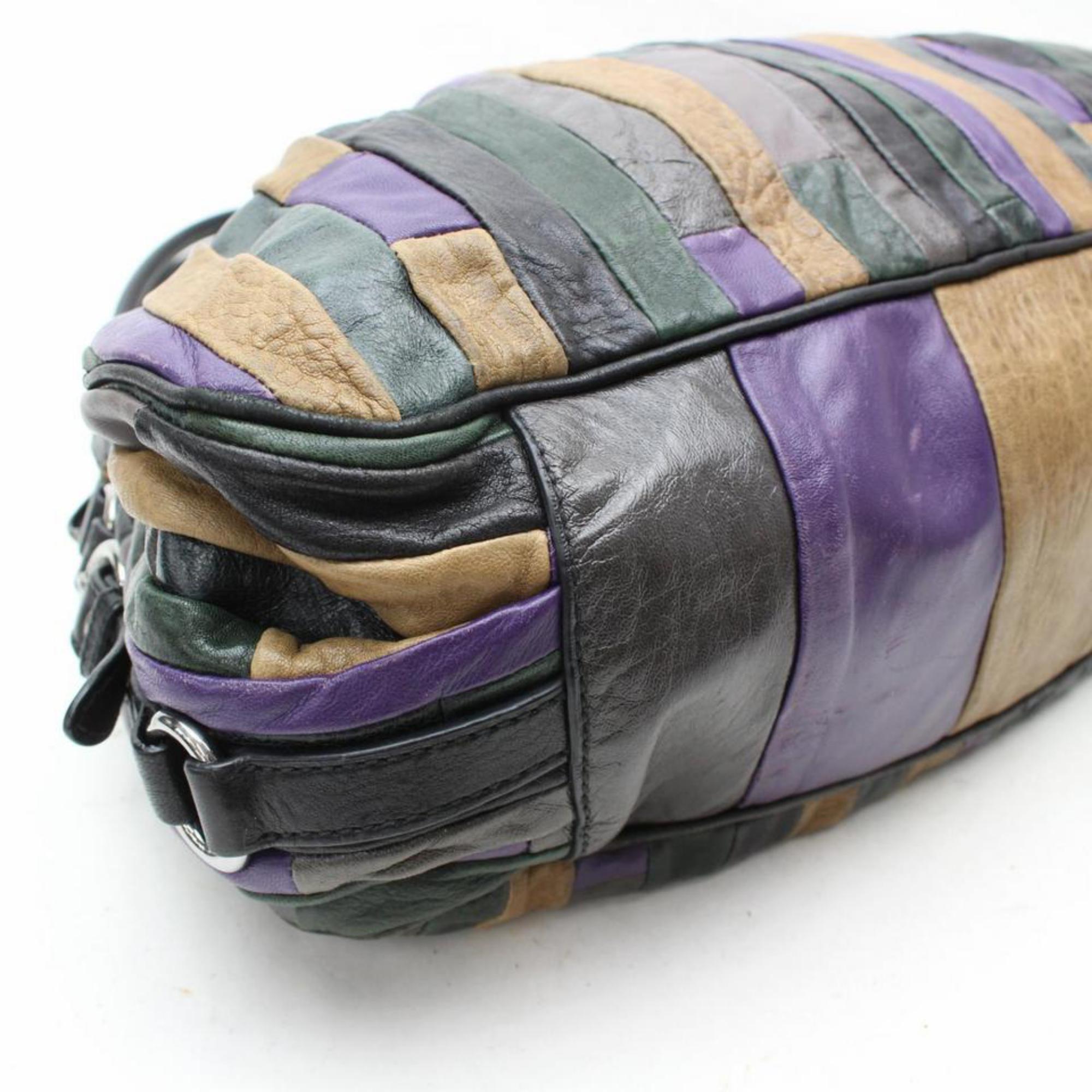 Miu Miu Patchwork Hobo 869478 Multi Color Leather Shoulder Bag For Sale 1