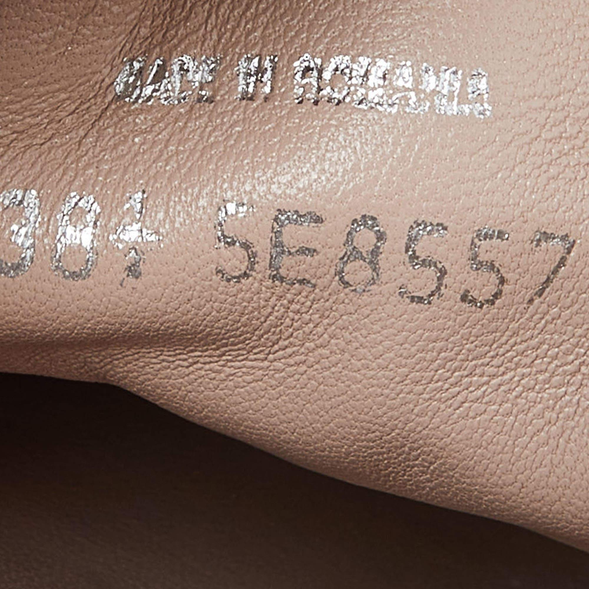 Miu Miu Patent Leather Crystal Embellished Cap-Toe Low-Top Sneakers Size 38.5 3