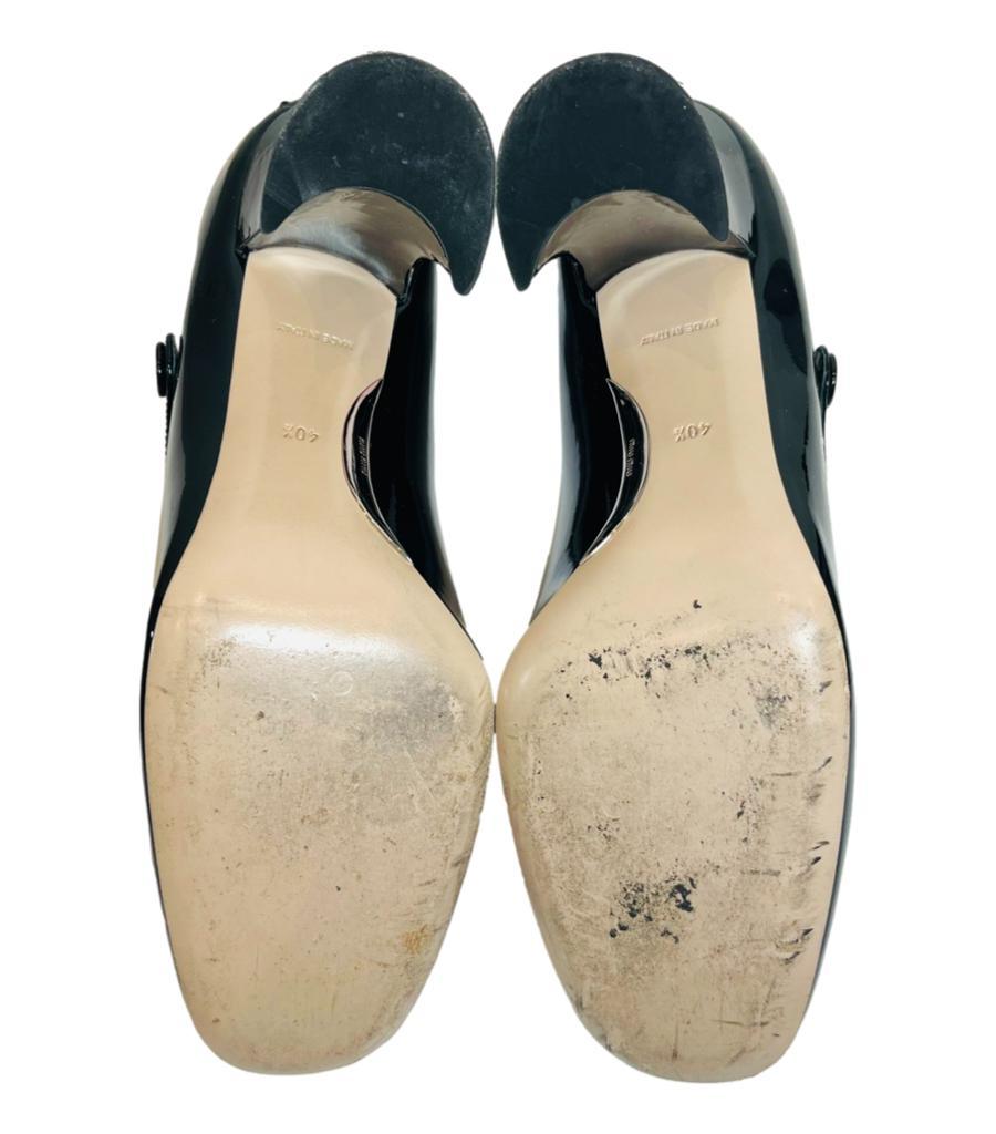Miu Miu Patent Leather Mary Jane Pumps For Sale 2