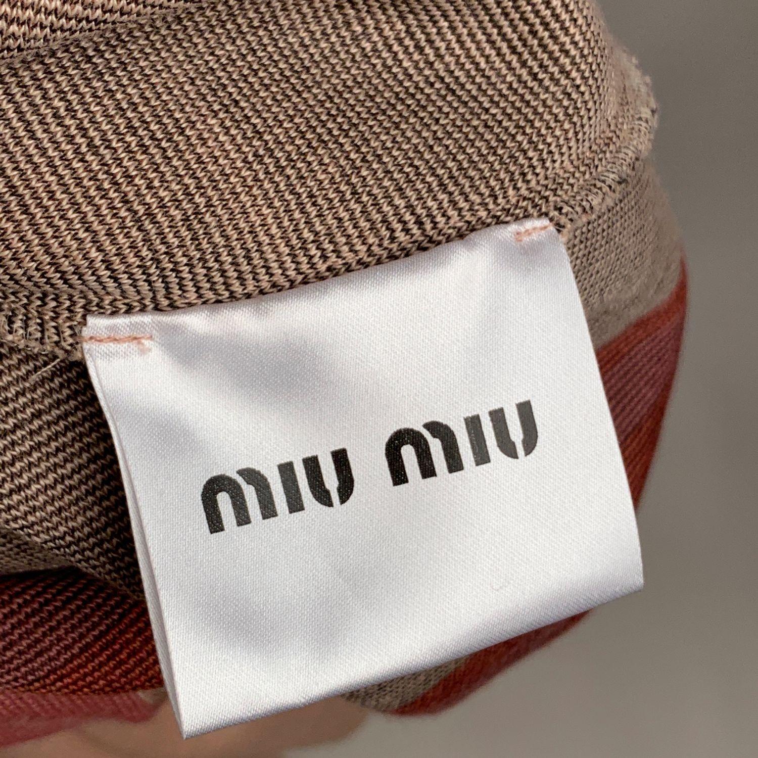 Miu Miu Pink Embellished Co Ord Jumper and Pants Set 3