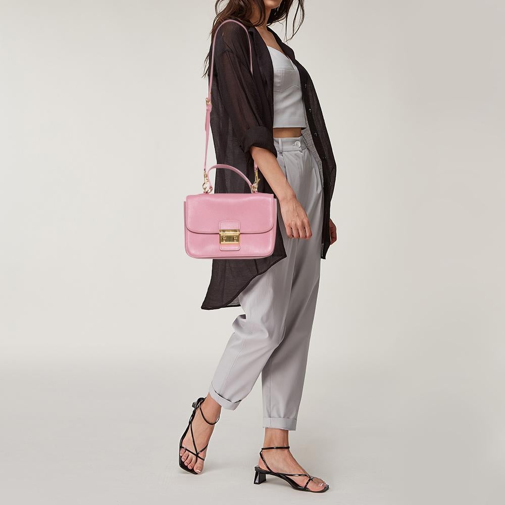 madras pink bag