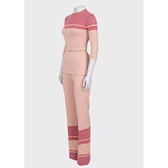 Miu Miu Pink Striped Suit Set Sz.40/S
