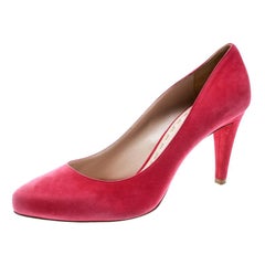 Miu Miu Pink Suede Pumps Size 41.5