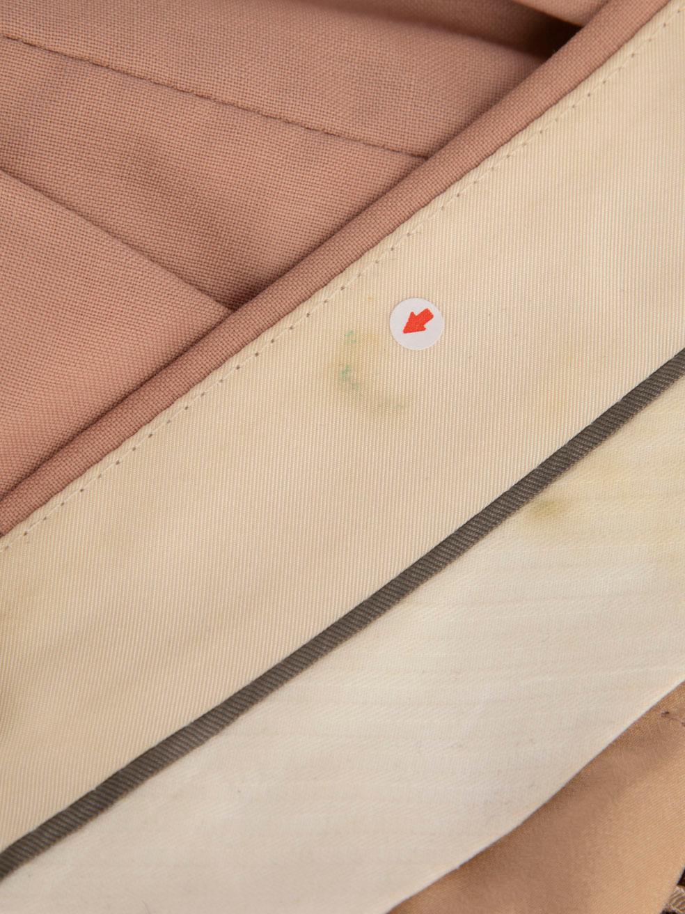 Miu Miu Pink Wool Cropped Trousers Size XS For Sale 1