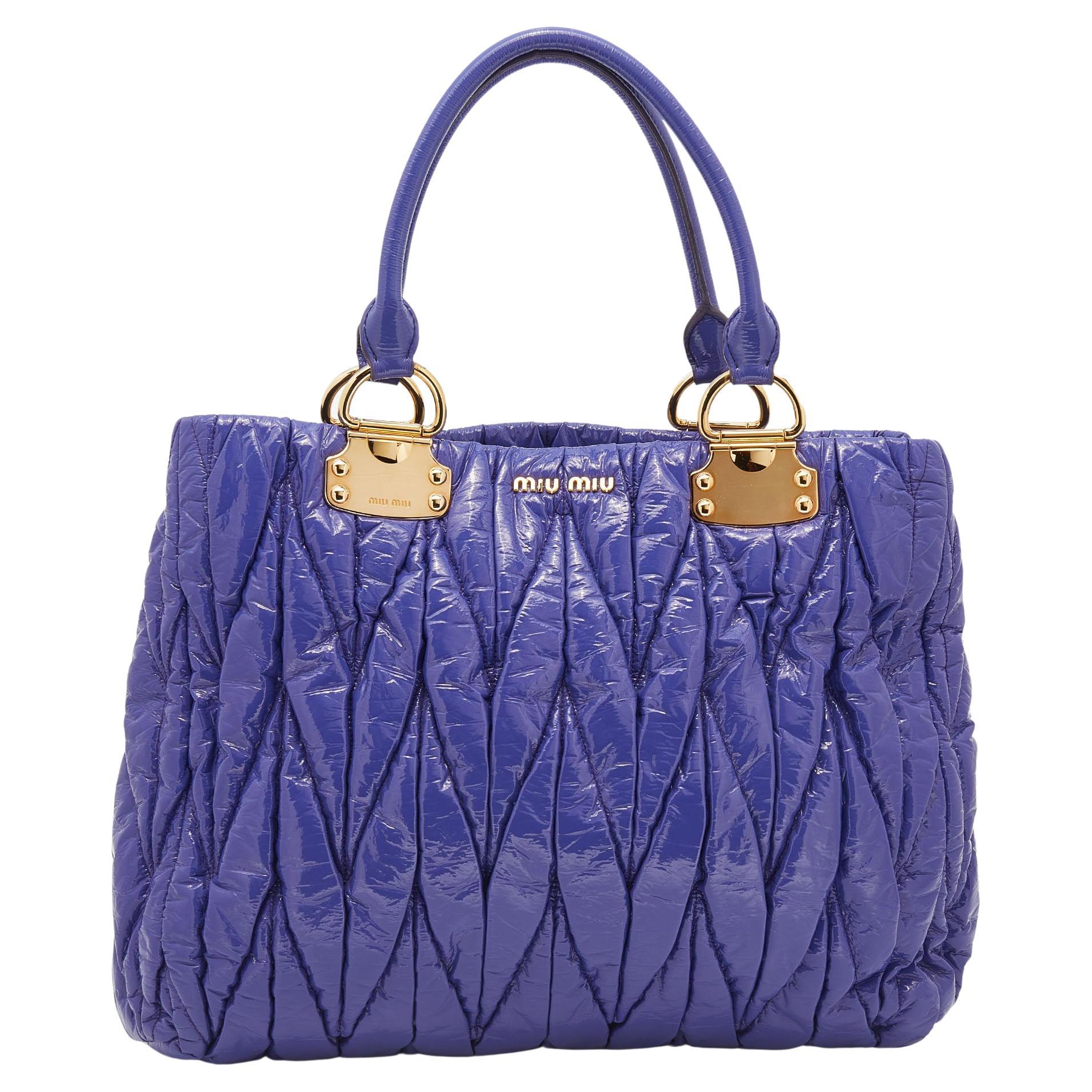 【MIU MIU】MATELASSE TOTE BAG Matelasse Tote Bag, Miu Miu - Designer Exchange | Buy Sell