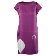 Miu Miu Purple Silk Dress - '10s