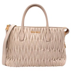 Miu Miu Putty Matelasse Top Handle Bag