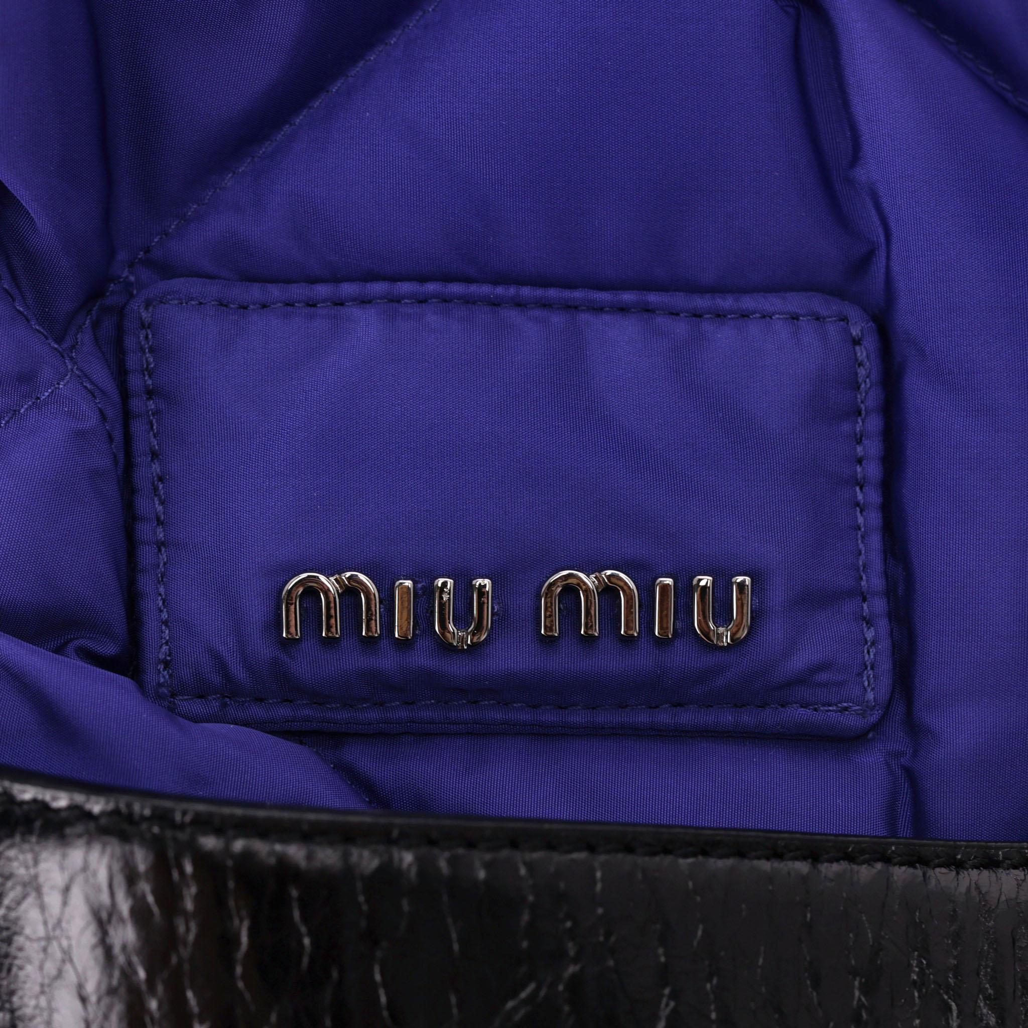 Coates in piuma d'oca trapuntata Miu Miu in vendita 2