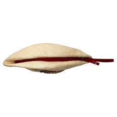 Miu Miu Rare Straw Hat Wristlet Clutch