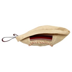 Miu Miu Rare Straw Hat Wristlet Clutch