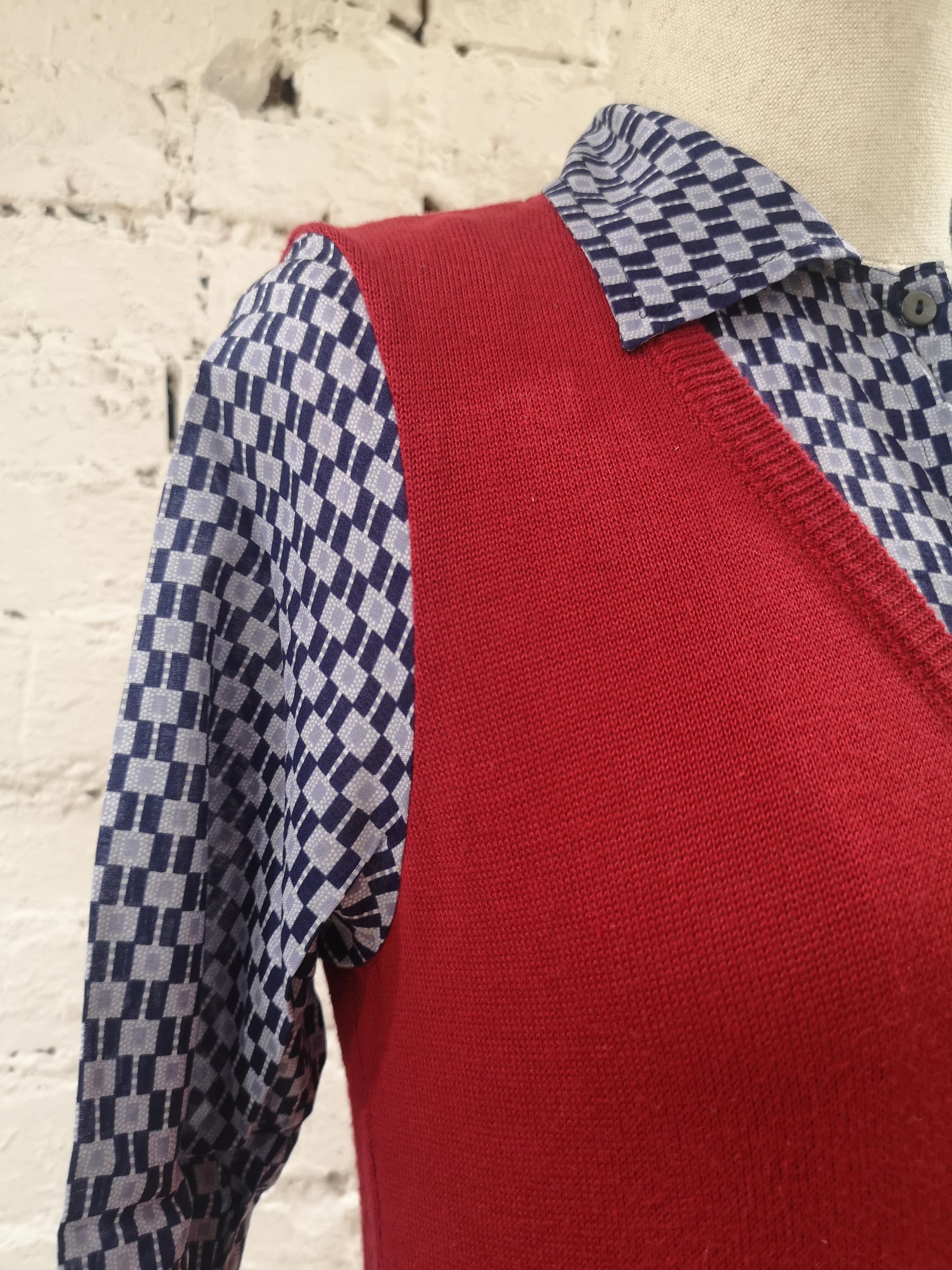 miu miu red sweater