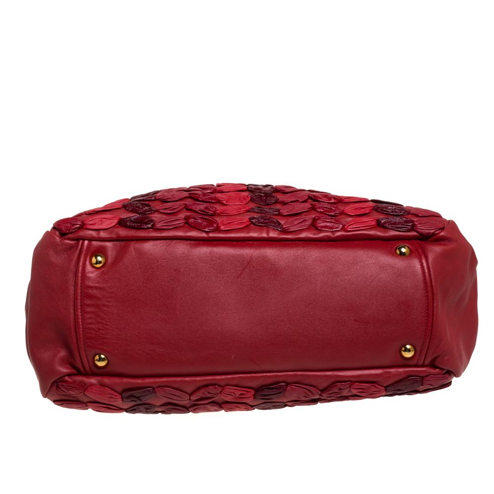 Miu Miu Red Leather Dome Bag 1
