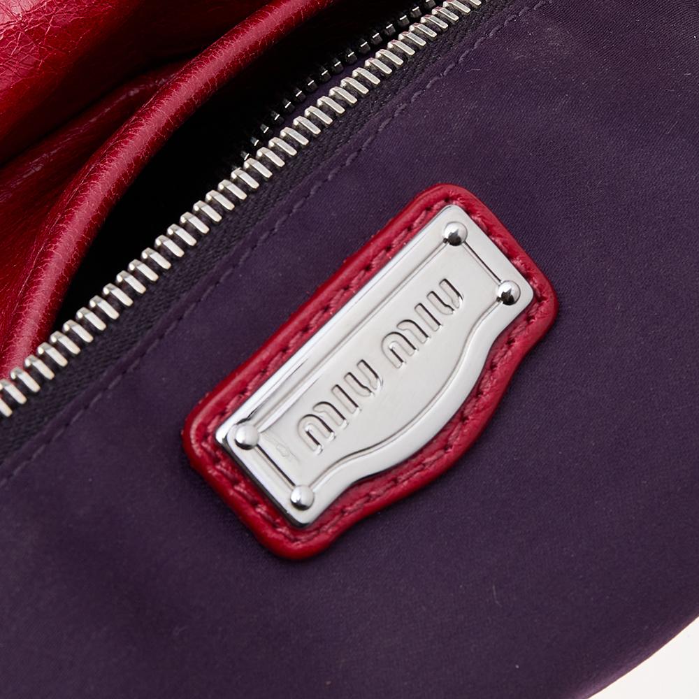 Miu Miu Red Matelassé Leather Coffer Hobo 3