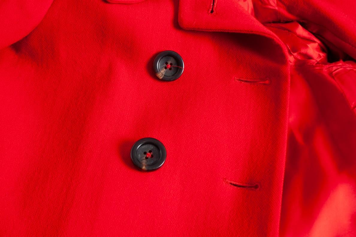 Miu Miu, Cappotto in lana rosso in vendita 1