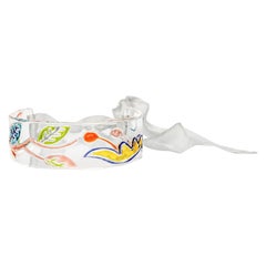 Miu Miu Runway Lucite Painted Choker Necklace, 2014