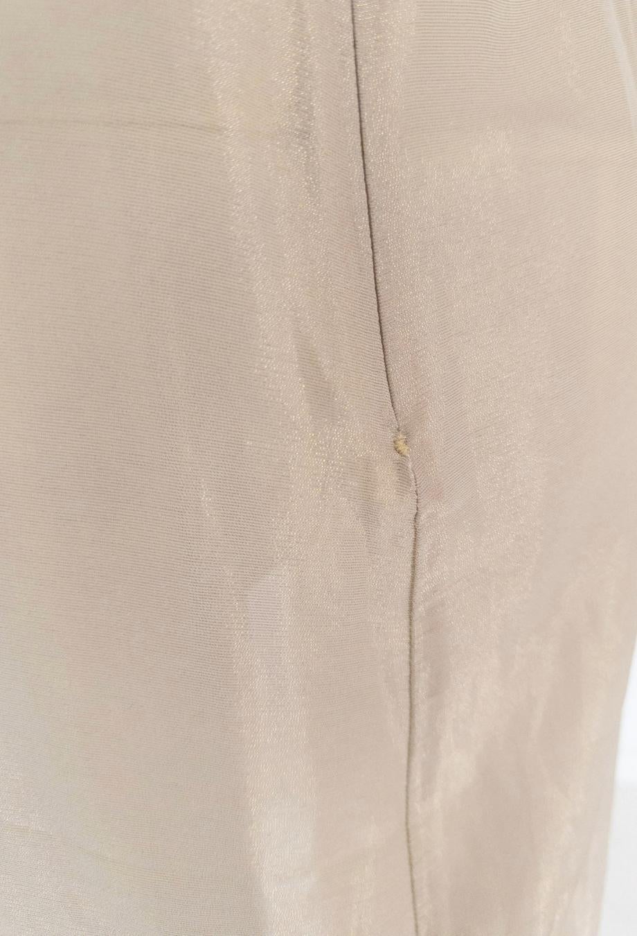 Miu Miu P/E 2000 Final Look Abito da passerella in seta e cristalli IT42 Campaigner d'epoca in vendita 4