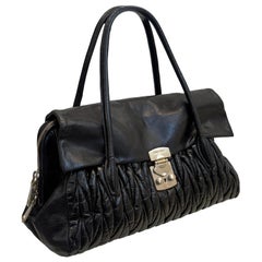 MIU MIU S/S 2013 Matelassé lambskin Bauletto handbag