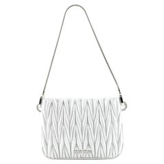 Miu Miu Sassy Chain Shoulder Bag Matelasse Leather