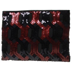 Miu miu sequin clutch bag