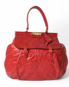 Miu Miu Shopper Hobo Large Red