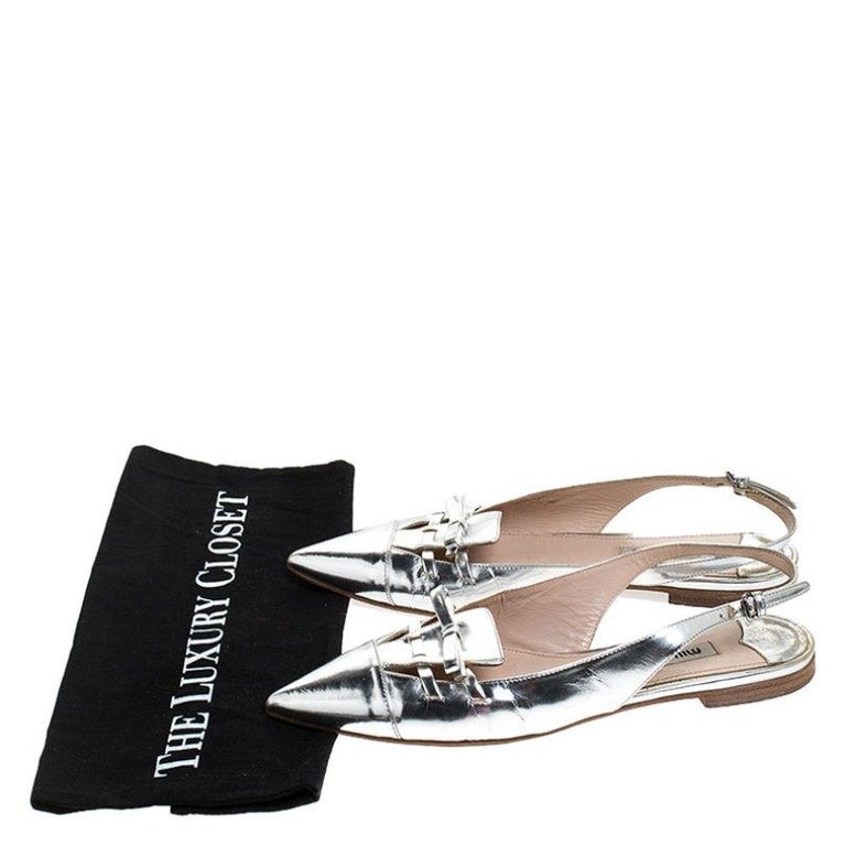 miu miu slingback flats