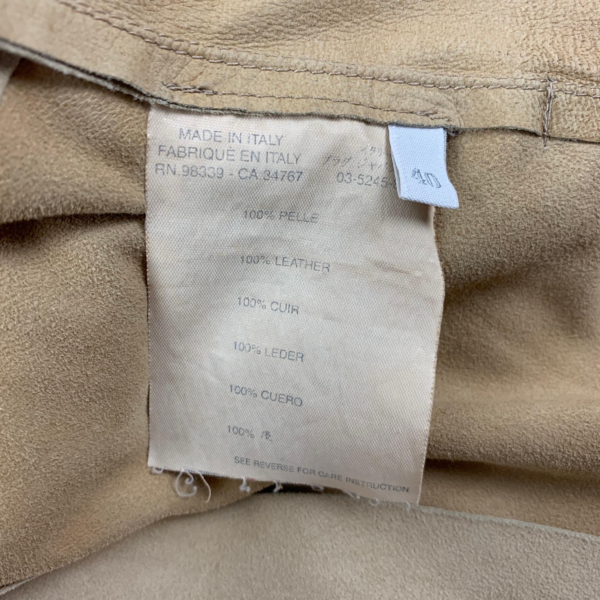 Miu Miu Crinkled Beige Jacket