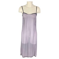 MIU MIU Size S Lilac Rayon Slip Dress