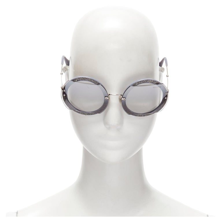 Miu Miu Sunglasses - 8 For Sale on 1stDibs | miu miu round sunglasses, miu  miu sunglasses round, miu miu sunglasses for women