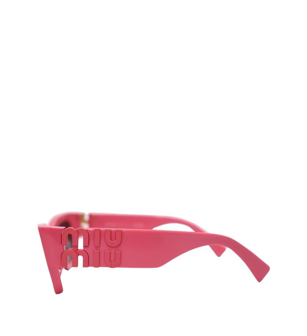 Miu Miu SMU09W Pink Glimpse Sunglasses In Excellent Condition For Sale In Amman, JO