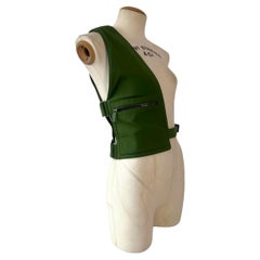 Vintage Miu Miu Spring/Summer 1999 Green Chest Rig Bag – Military Green