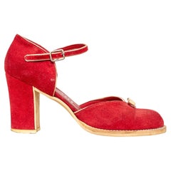 Vintage Miu Miu Suede Suede Pumps - '90s