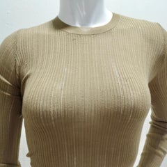 Miu Miu Superfine Wool Cross Back Sweater