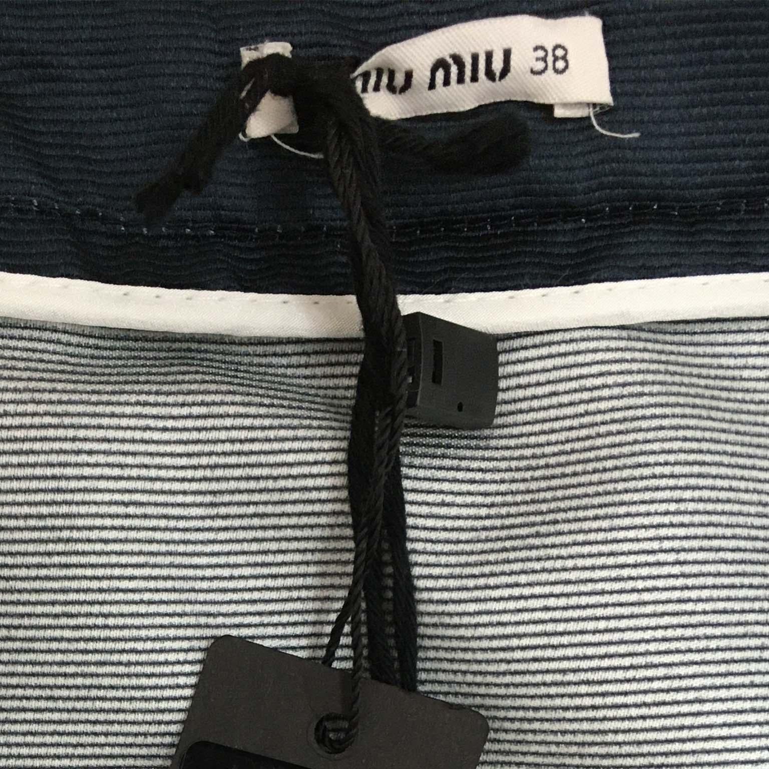 Miu Miu Tie Dye Flower Navy Long skirt New SS 2013 1