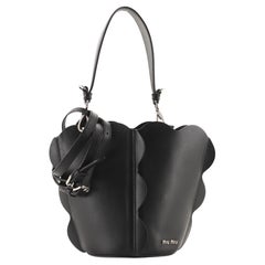 Miu Miu Top Handle Bucket Bag Vitello Soft Small