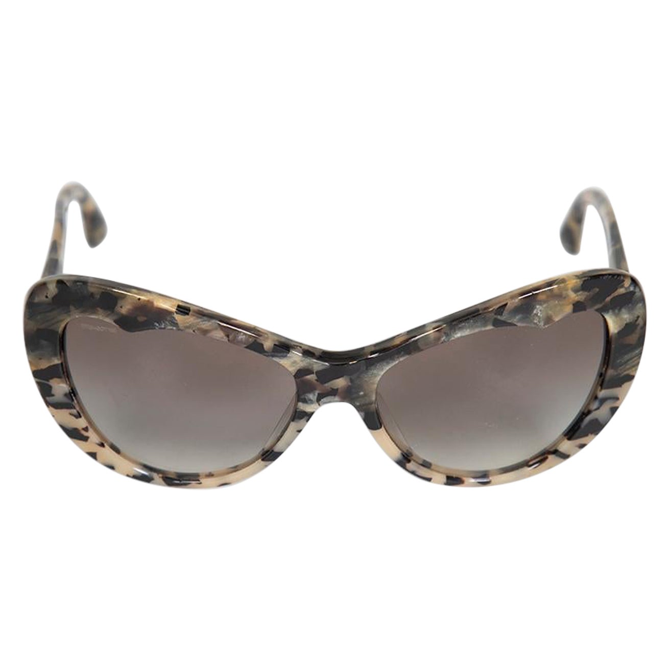 Miu Miu Tortoiseshell Cat Eye Gradient Sunglasses For Sale