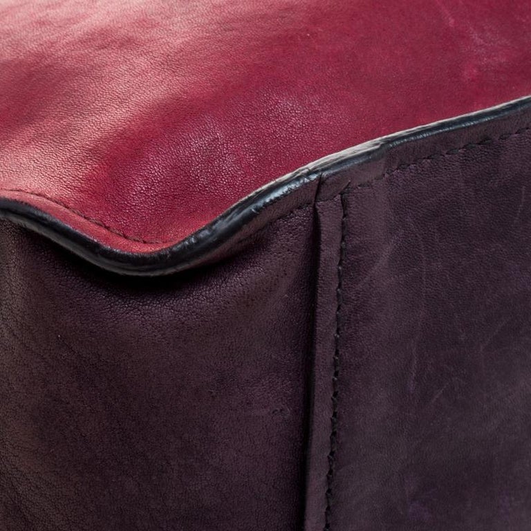 Miu Miu Tri Color Leather Top Handle Bag For Sale at 1stDibs