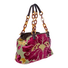 Miu Miu Velvet Jacard shoulder bag