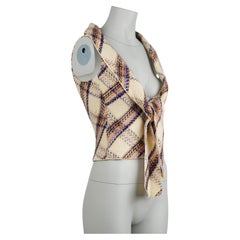 Miu Miu Vintage Fall/Winter 2000 Virgin Wool Sculptural Runway Top IT42