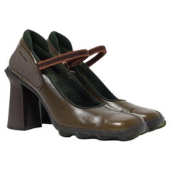 MIU MIU Vintage FW 1999 Mary Jane Bubble Sole Heels by Miuccia Prada EU40
