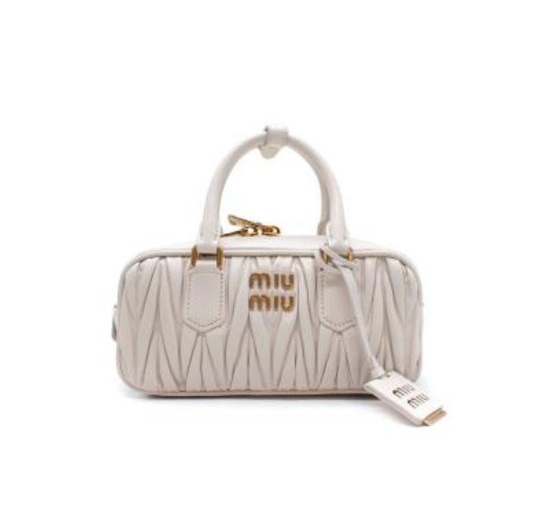 Miu Miu VIP Gift Arcadie Bag Astrale Bracelet & Runway Sunglasses Iridescent For Sale 3