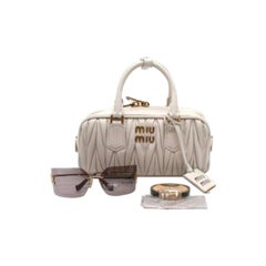 Miu Miu VIP Gift Arcadie Bag Astrale Bracelet & Runway Sunglasses Iridescent