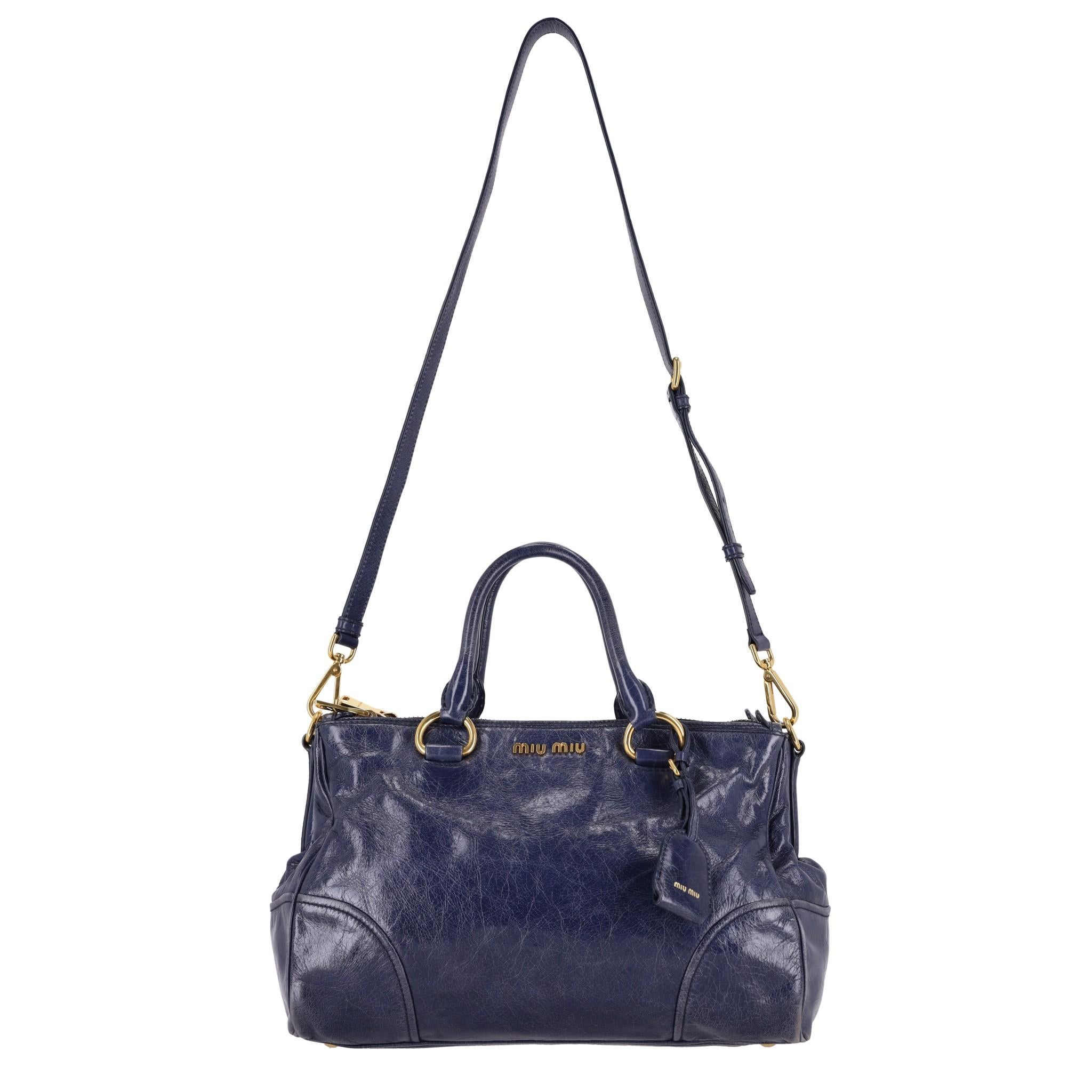 Noir Miu Miu - Sac en cuir Vitello
