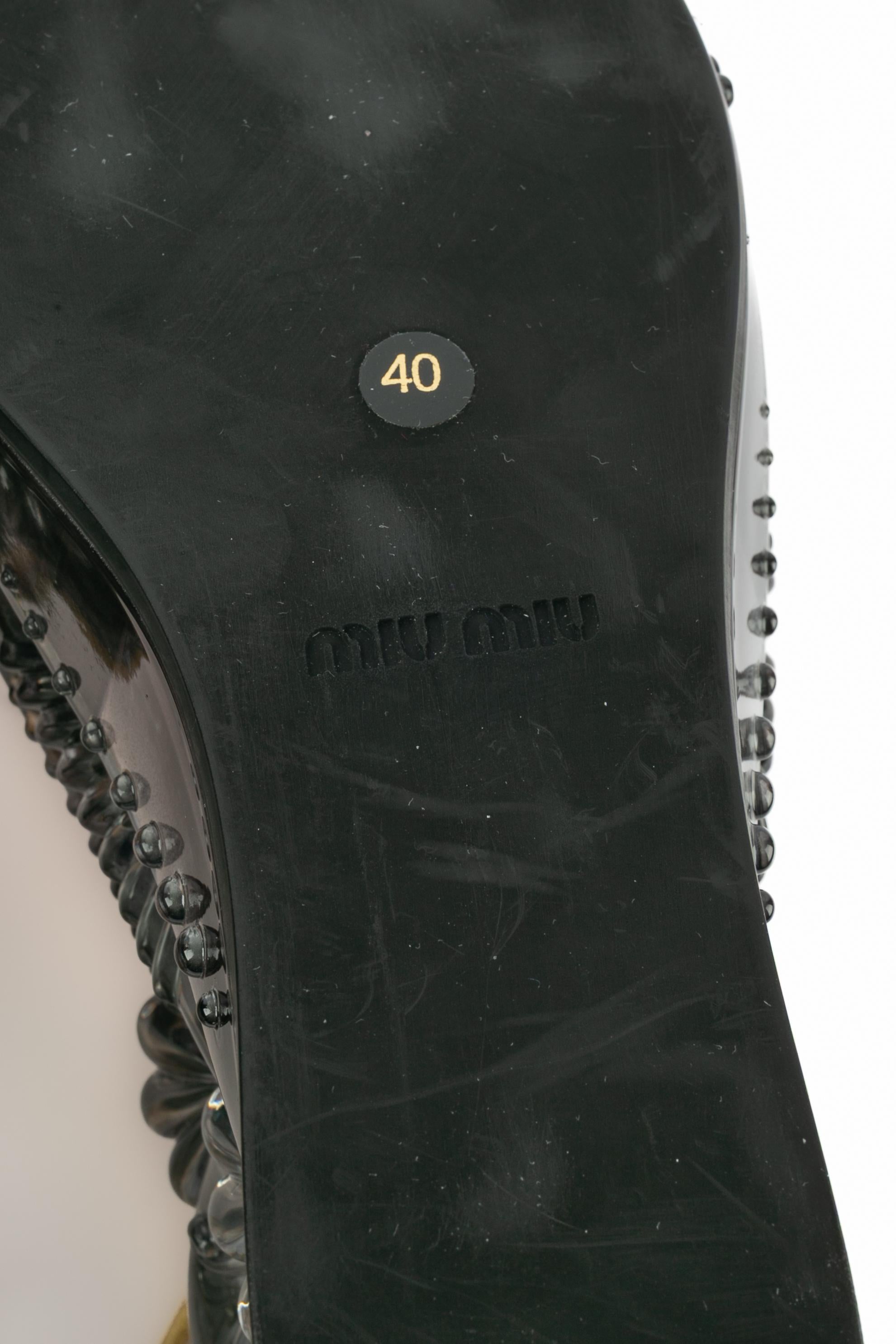Miu Miu Keilabsätze Sommer 2017 im Angebot 9
