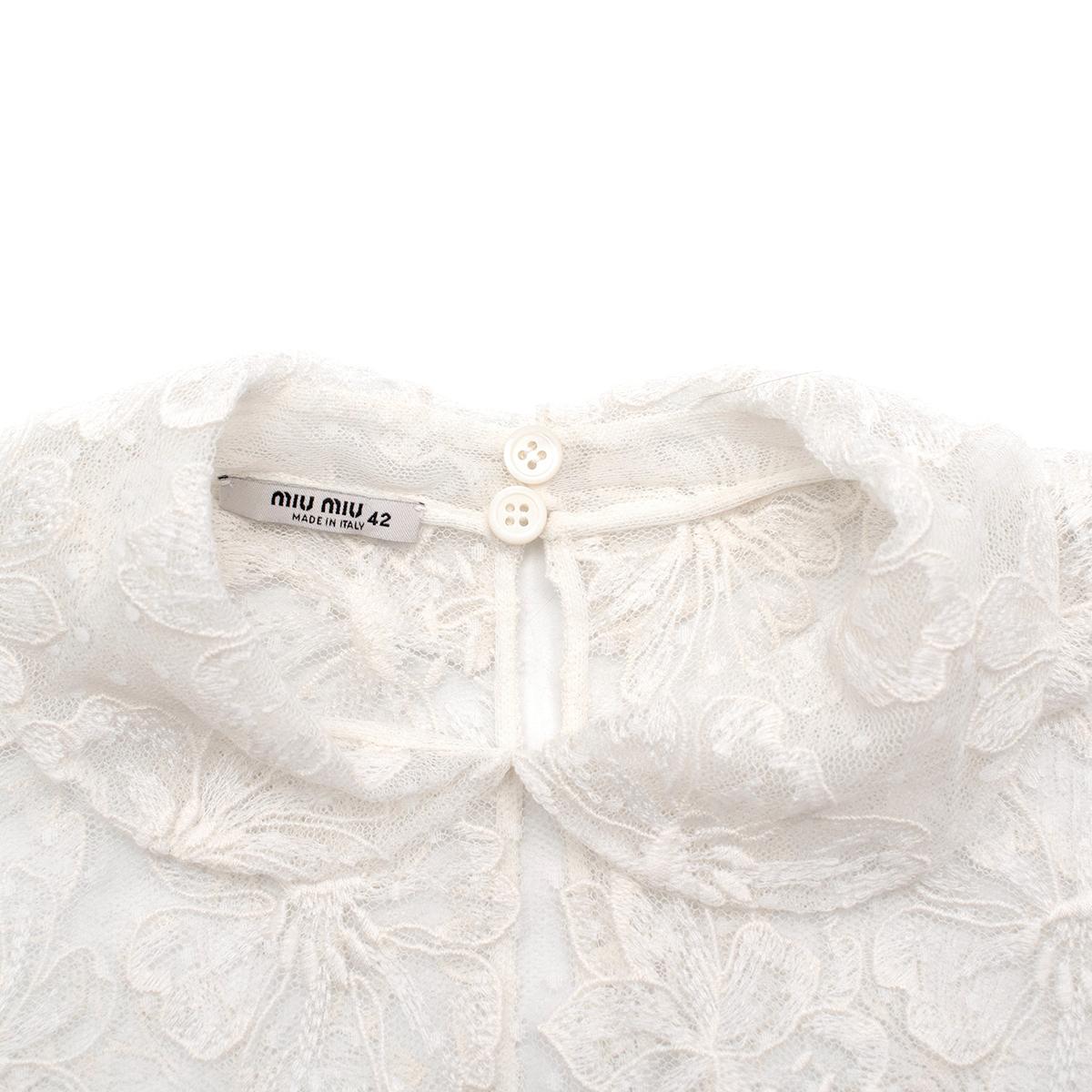 miu miu white dress