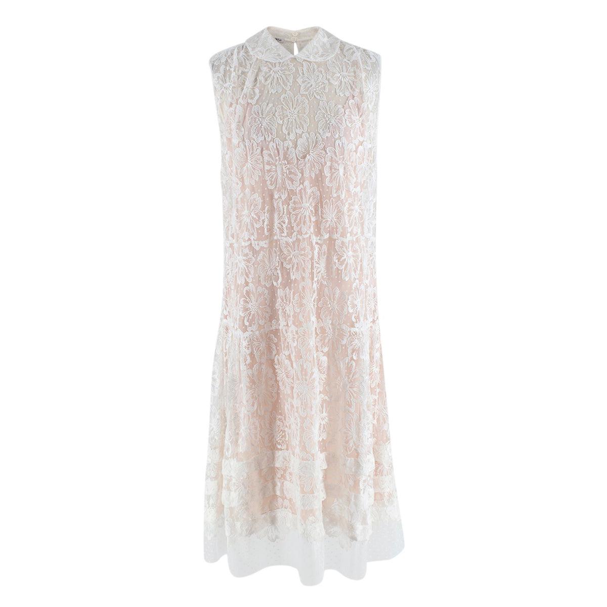 White Miu Miu Dress - 2 For Sale on 1stDibs