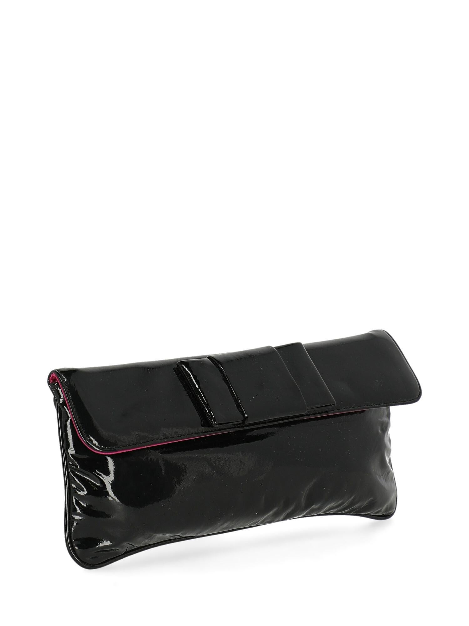Miu Miu Woman Handbag  Black Leather In Good Condition For Sale In Milan, IT