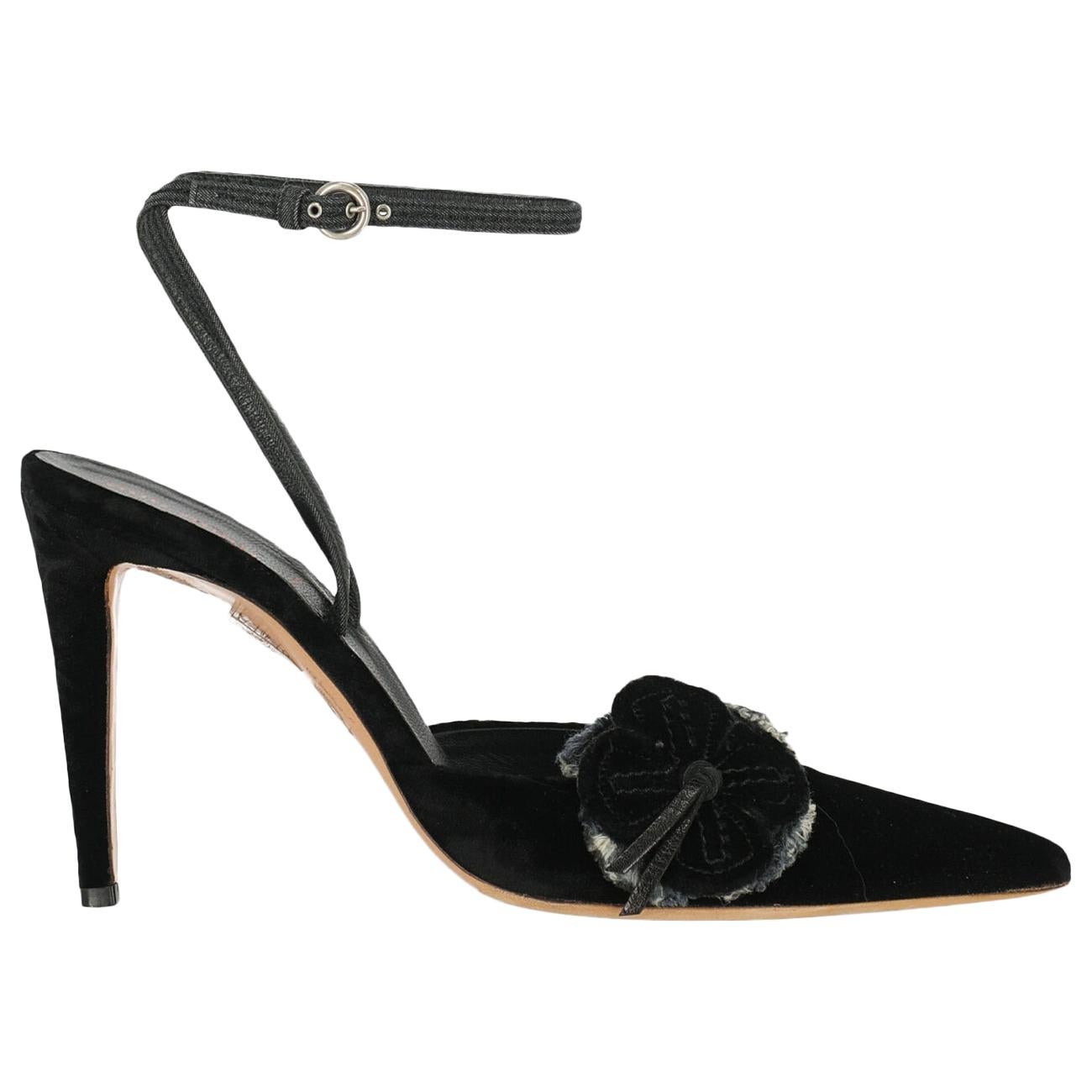 Miu Miu Woman Pumps Black Fabric IT 39 For Sale