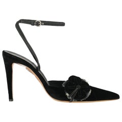 Miu Miu Woman Pumps Black Fabric IT 39